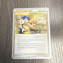 Pokemon Collector 97/123 World Championship Decks Autographed David Cohen 2011 - Image 1