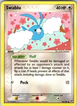 Swablu 79/107 Deoxys Pokemon TCG LP Normal - Image 1