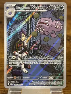 Pokemon TCG Team Rockets Weezing Destined Rivals 199/182 NM - Image 1