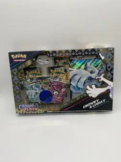 Pokemon Crown Zenith Unown V Lugia V Special Collection Box New - Image 1