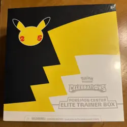 Pokemon Center Exclusive Celebrations Elite Trainer Box ETB 25th Anniversary NEW 820650809866 - Image 1