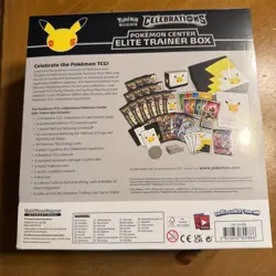 Pokemon Center Exclusive Celebrations Elite Trainer Box ETB 25th Anniversary NEW 820650809866 - Image 4
