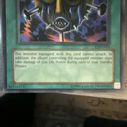 Konami Mask of the Accursed LON-019 Labyrinth of Nightmare Super Rare Unlimited - Image 2