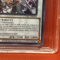 2023 Yu-Gi-Oh! Chaos Angel CYAC-EN044 1st Ed Secret Rare DCG 10 GEM MT - Image 5