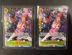 Donquixote Rosinante OP12-108 One Piece Illustration Promo Alt Art NM Two - X2 - Image 1