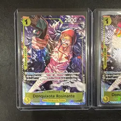 Donquixote Rosinante OP12-108 One Piece Illustration Promo Alt Art NM Two - X2 - Image 2