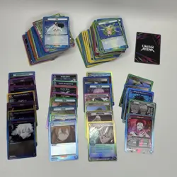 Union Arena Bulk Lot 246 Cards - Non Foil and Foil – Anime TCG Trading Cards - Image 1
