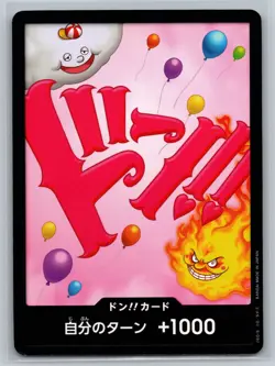 One Piece Card Game DON!! Card Big Mom Pirates Homies Design Japanese OPTCG - Image 1