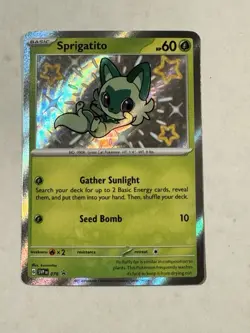 Sprigatito 076 Sv: Scarlet & Violet Promo Cards Holo - Image 1