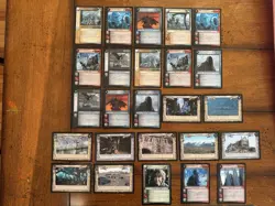 Lord Of The Rings TCG CCG Trading Cards Lot Of 55 Decipher 2001 LP Non Foil - Image 2