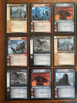 Lord Of The Rings TCG CCG Trading Cards Lot Of 55 Decipher 2001 LP Non Foil - Image 5