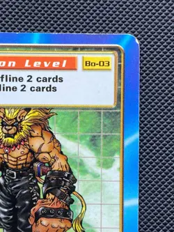 BO-03 Leomon Digimon Card Digi-Battle Series 1 1999 Bandai MP - Image 3