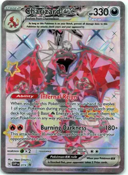 Charizard ex - Promo SV: Scarlet & Violet Promo Cards SVP Darkness Holo 074 NM - Image 1
