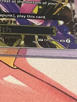 One Piece TCG OP13 Carrying On His Will SP Lilith Card OP07-111 - Image 3