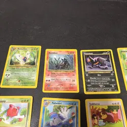 Neo Discovery Pokemon Card Lot LP/MP Common and Uncommon 17cards total - Image 2