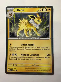 Jolteon - (Cosmos Holo) Rare SV: Scarlet & Violet Promo Cards 169 NM English - Image 1