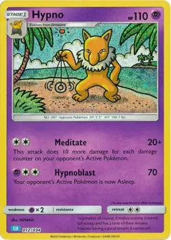 Hypno 12/34 - Pokemon Trading Card Game Classic (CLC)(Near Mint NM) FOIL - Image 1