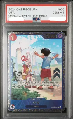 PSA 10 Uta R OP09-002 Flagship Battle Promo ONE PIECE Card Japanese 2024 - Image 1