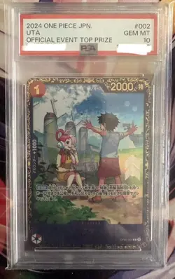 PSA 10 Uta R OP09-002 Flagship Battle Promo ONE PIECE Card Japanese 2024 - Image 3