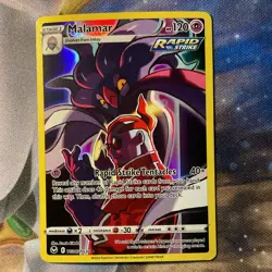 Pokemon Malamar Rapid Strike Full Art Ultra Rare Holo TG06/TG30 Silver Tempest - Image 1