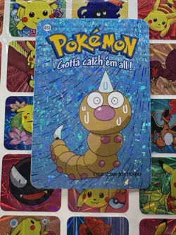 Pokemon 151 Vintage Pocket Monsters Vending HOLO Prism Sticker 2000 Nintendo - Image 2