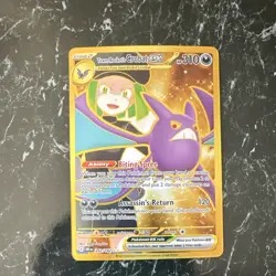 Pokemon Team Rocket's Crobat ex Hyper Rare 242/182 Destined Rivals Holo 310 HP - Image 1
