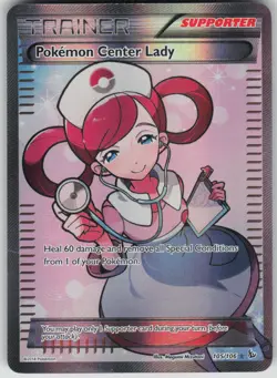 Pokemon TCG Pokemon Center Lady (105 Full Art) Ultra Rare XY - Flashfire 105/106 - Image 1