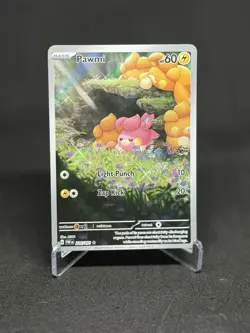 Pokemon Pawmi Illustration Rare 226/091 PAF Paldean Fates NM - Image 1