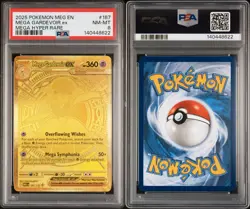 2025 POKEMON MEG EN-MEGA EVOLUTION MEGA HYPER RARE #187 MEGA GARDEVOIR EX PSA 8 - Image 3