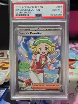 Pokemon TCG: Bianca's Devotion (Full Art) - 197/162 - SV Temporal Forces PSA 10 - Image 1