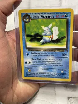 1999-2000 Pokemon TCG Dark Wartortle 46/82 Team Rocket Unlimited NM/MT Vintage - Image 1