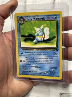 1999-2000 Pokemon TCG Dark Wartortle 46/82 Team Rocket Unlimited NM/MT Vintage - Image 2