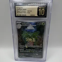 Pokemon Exeggutor Illustration Rare Holo CGC Pristine 10 Mega Evolution 135/132 - Image 1