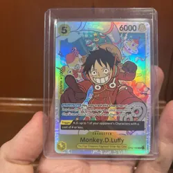 Monkey D. Luffy OP07-109 SR One Piece English Orginal With Error x2 - Image 2