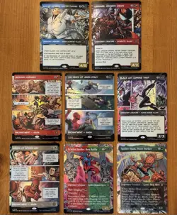 MTG Marvel’s Spider-Man NM Borderless Foil Rare/Mythic Card Lot, Comic, Extended - Image 1