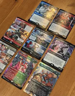 MTG Marvel’s Spider-Man NM Borderless Foil Rare/Mythic Card Lot, Comic, Extended - Image 2