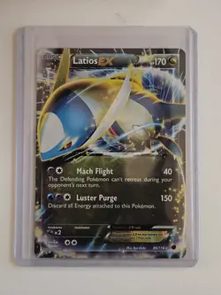Latios EX 86/116 Plasma Freeze Ultra Rare Pokemon Card - Image 1