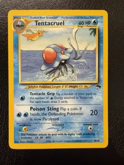 Tentacruel 10/18 - Southern Islands Set - Pokemon Card - MP - Image 1