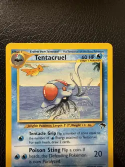 Tentacruel 10/18 - Southern Islands Set - Pokemon Card - MP - Image 3