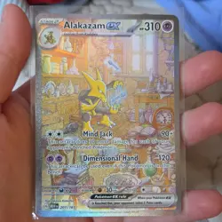 Pokemon Alakazam EX 201/165 Sv: Scarlet & Violet 151 Full Art Holo Card - Image 1