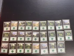 Magic The Gathering 60 Card Forest Deck. Powerful Played Deck! See Pictures - Image 3