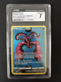 Galarian Moltres SWSH284 Sword & Shield Promo Card CGC 7 NEAR MINT Pokemon TCG - Image 1