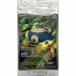 Pokemon S&V 151 Snorlax Black Star Promo 051 – Sealed / Unopened – English Card - Image 1
