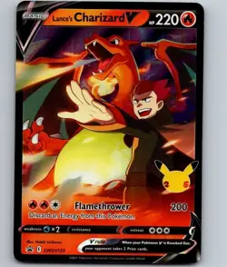 Lance's Charizard V SWSH133 SWSH: Sword & Shield Promo Cards Holo NM - Image 1