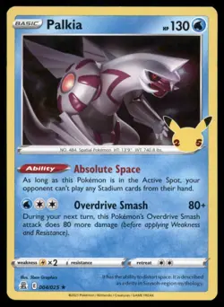 Palkia 004/025 - SWSH Celebrations 25th Anniversary - Pokemon TCG Holo Card NM - Image 1