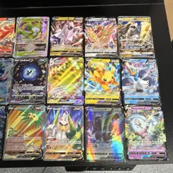 Pokemon Foil Holo Full Art Card Lot 20 Cards V EX GX Pikachu Blastoise Venusaur - Image 1