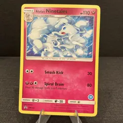 Alolan Ninetales (17) SM128 Black Star Promo 2018 Pokemon TCG Card - Image 1