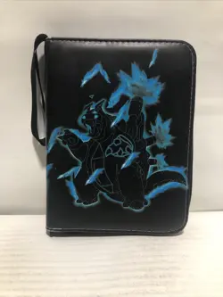 4 Pocket 480 Card Binder Pokemon TCG Card with 60 Sleeves & 19 Pokemon Cards - Image 2