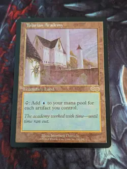 MTG Sticker CEDH Tolarian Academy Urza's Saga - Image 1
