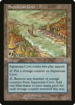 Saprazzan Cove x4 Mercadian Masques MtG NM - Image 1